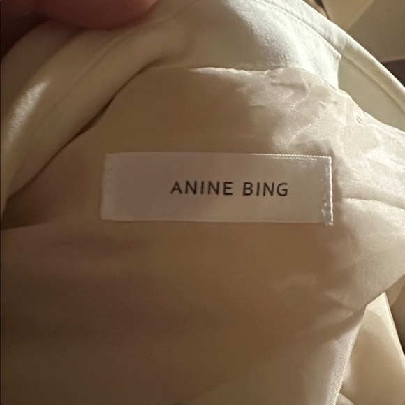 Anine Bing Schoolboy white ivory blazer Size Small Petite - Picture 4 of 7